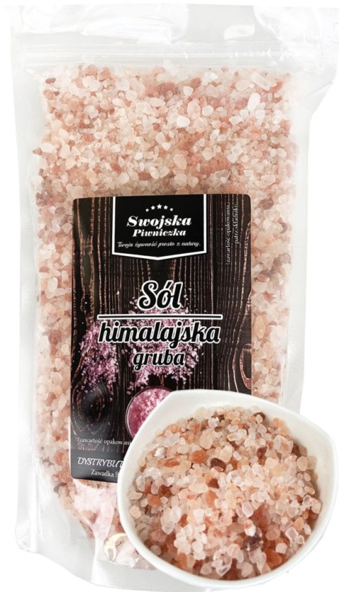 SÓL HIMALAJSKA RÓŻOWA GRUBA 1kg SWOJSKA PIWNICZKA SÓL HIMALAJSKA RÓŻOWA GRUBA 1kg SWOJSKA PIWNICZKA