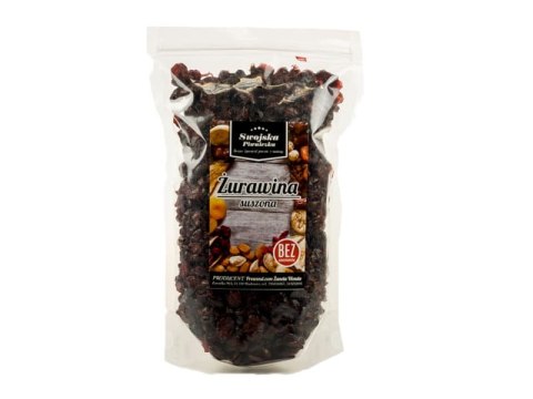 ŻURAWINA SUSZONA CIĘTA 1 kg BEZ KONSERWANTÓW Swojska Piwniczka ŻURAWINA SUSZONA CIĘTA 1 kg BEZ KONSERWANTÓW Swojska Piwniczka