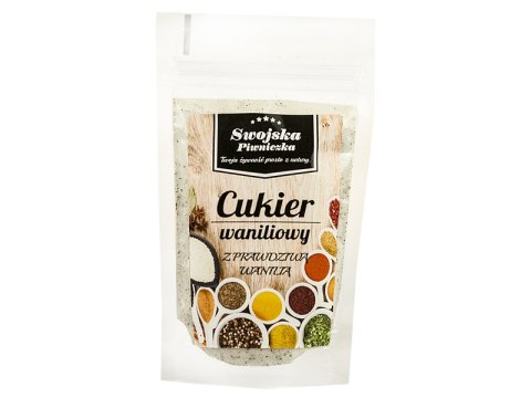CUKIER WANILIOWY z prawdziwą wanilią 100g Swojska Piwniczka CUKIER WANILIOWY z prawdziwą wanilią 100g Swojska Piwniczka