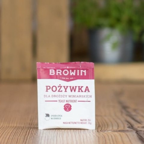 Pożywka dla drożdży winiarskich 10g BROWIN Pożywka dla drożdży winiarskich 10g BROWIN