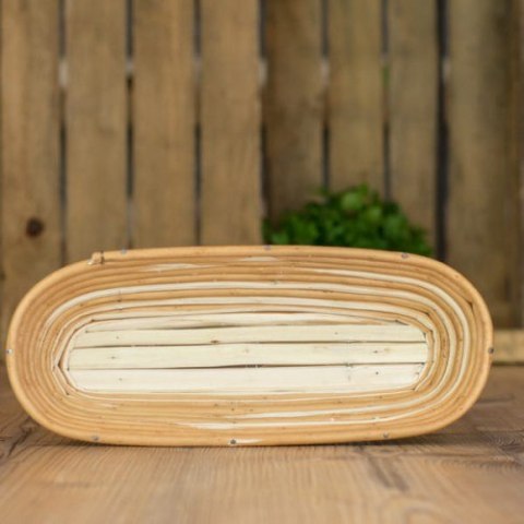 Kosz do wyrastania chleba wiklinowy, podłużny 1kg CHLEBU� Kosz do wyrastania chleba wiklinowy, podłużny 1kg CHLEBU�