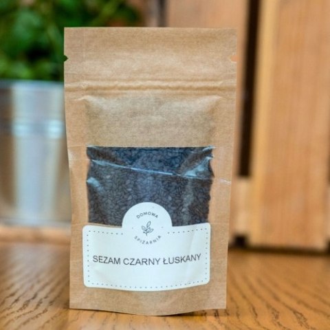 Sezam czarny łuskany 50g DOMOWASPIZARNIA Sezam czarny łuskany 50g DOMOWASPIZARNIA
