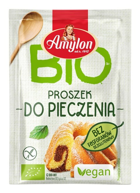 AMYLON Proszek do pieczenia BIO 12g bezglutenowy AMYLON Proszek do pieczenia BIO 12g bezglutenowy
