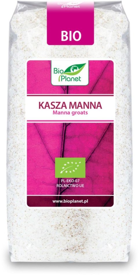 BIO PLANET Kasza manna BIO 500g BIO PLANET Kasza manna BIO 500g