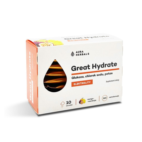 Great Hydrate, mango-marakuja, saszetki 10 szt.