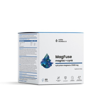 MagFuse: magnez + cynk, saszetki 30 szt.