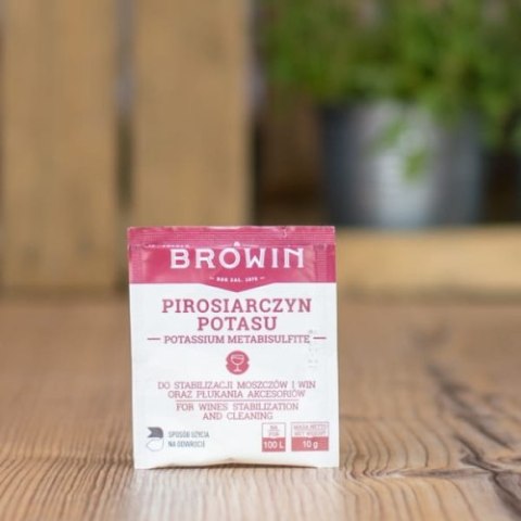 Pirosiarczyn potasu 10g BROWIN Pirosiarczyn potasu 10g BROWIN