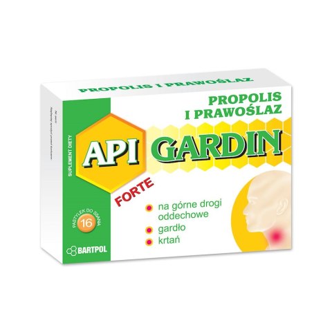 API-GARDIN propolis + prawoślaz 16past. BARTPOL API-GARDIN propolis + prawoślaz 16past. BARTPOL