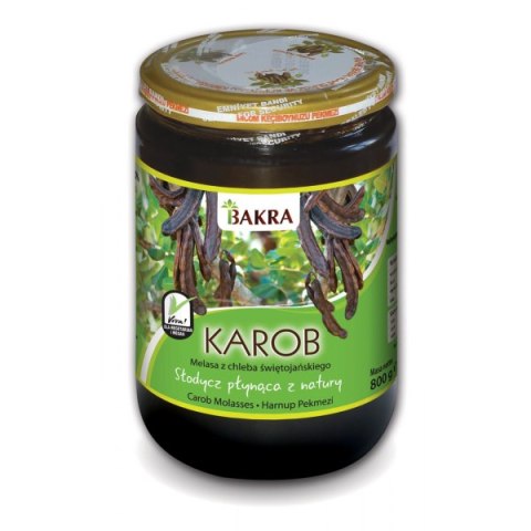 BAKRA Karob melasa z Chleba Świętojańskiego 800g (słoik) BAKRA Karob melasa z Chleba Świętojańskiego 800g (słoik)