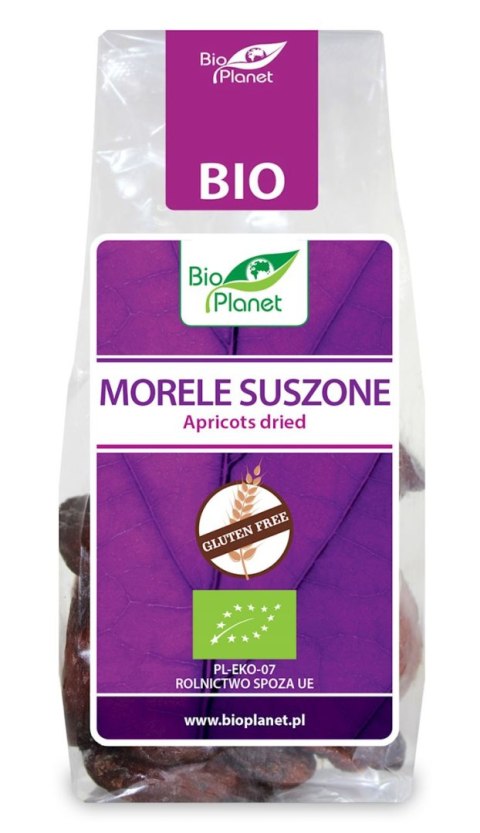 BIO PLANET Morele suszone bezglutenowe BIO 150g BIO PLANET Morele suszone bezglutenowe BIO 150g