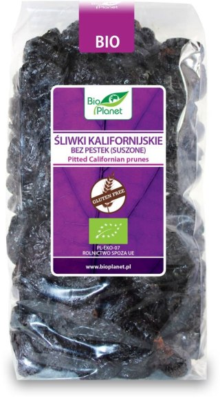 BIO PLANET Śliwki kalifornijskie bez pestek bezglutenowe BIO 1kg