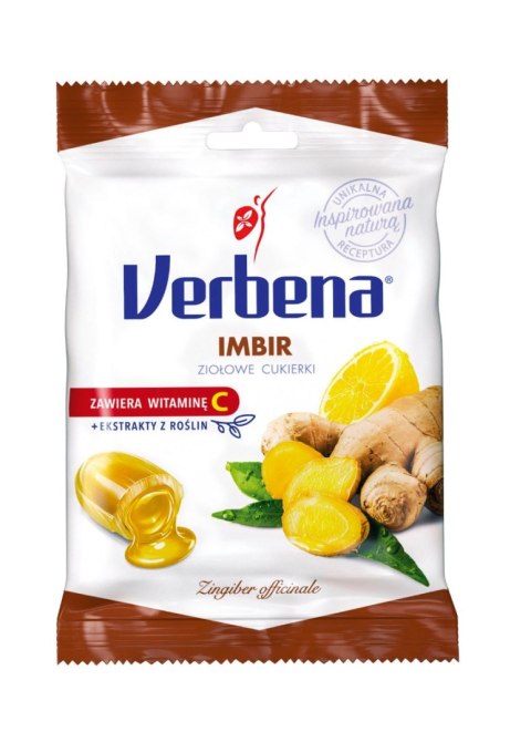 Cukierki ziołowe Imbir 60g VERBENA
