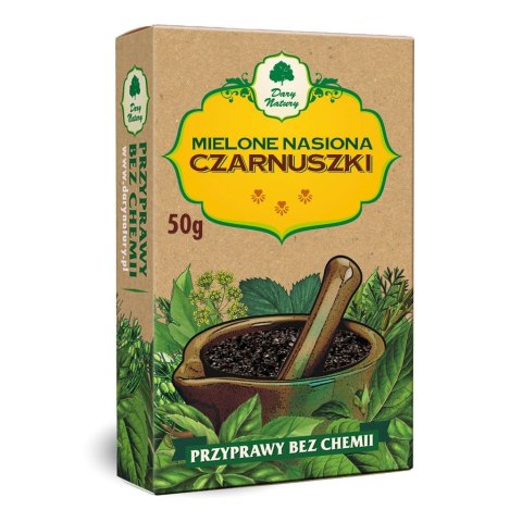Czarnuszka MIELONA 50g DARY NATURY Czarnuszka MIELONA 50g DARY NATURY