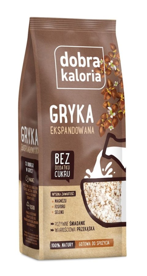 DOBRA KALORIA Gryka ekspandowana bez dodatku cukru 70g KUBARA DOBRA KALORIA Gryka ekspandowana bez dodatku cukru 70g KUBARA