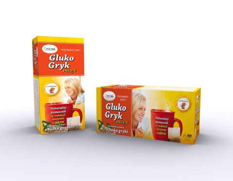 GLUKO-GRYK MAX 60 saszetek MIR-LEK GLUKO-GRYK MAX 60 saszetek MIR-LEK