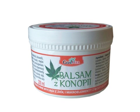 GORVITA Balsam z konopii 200ml GORVITA Balsam z konopii 200ml