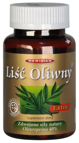 Liść oliwny extra 40% 60kaps. MERIDIAN