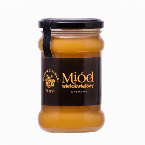 Miód kremowy wielokwiatowy 380g SPECJAŁ Z PASIEKI Miód kremowy wielokwiatowy 380g SPECJAŁ Z PASIEKI