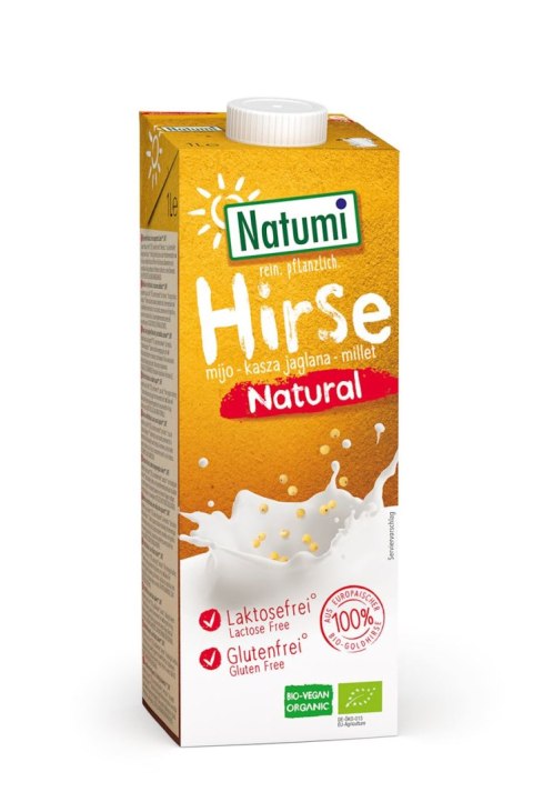 NATUMI Napój jaglany bezglutenowy BIO 1l NATUMI Napój jaglany bezglutenowy BIO 1l