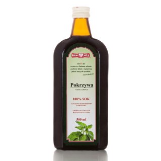 POKRZYWA sok 100% 500ml bez cukru POLSKA RÓŻA