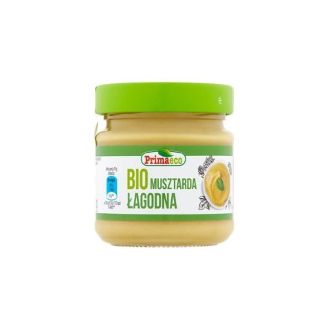 PRIMAECO Musztarda łagodna BIO 170g PRIMAECO Musztarda łagodna BIO 170g