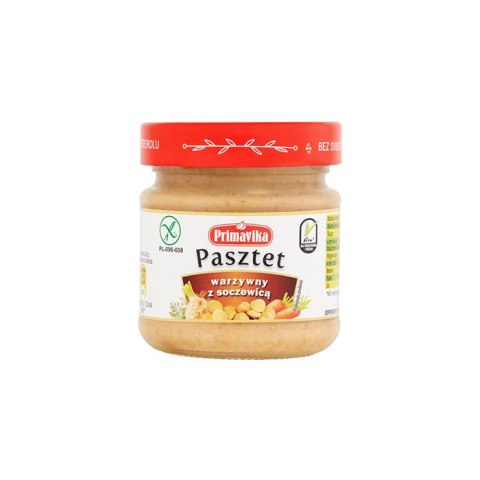 PRIMAVIKA Pasztet warzywny z soczewicą 160g PRIMAVIKA Pasztet warzywny z soczewicą 160g