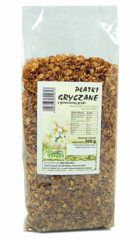 PRO NATURA Płatki gryczane bez gotowania 300g PRO NATURA Płatki gryczane bez gotowania 300g