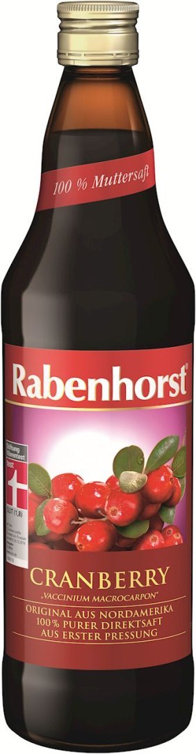 RABENHORST Żurawina sok 750ml