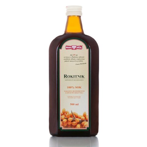 ROKITNIK sok 100% 500ml bez cukru POLSKA RÓŻA ROKITNIK sok 100% 500ml bez cukru POLSKA RÓŻA