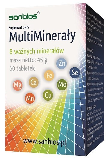 SANBIOS Multi Minerały 60 tabl. SANBIOS Multi Minerały 60 tabl.