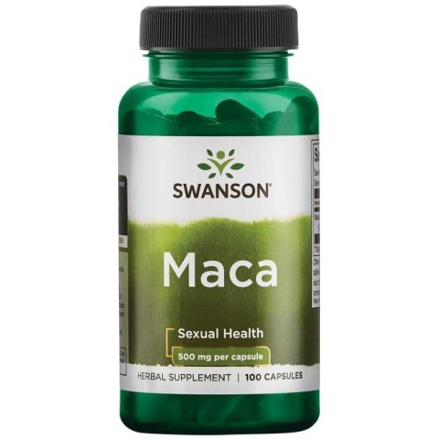 SWANSON Maca 500mg, 100kaps. SWANSON Maca 500mg, 100kaps.