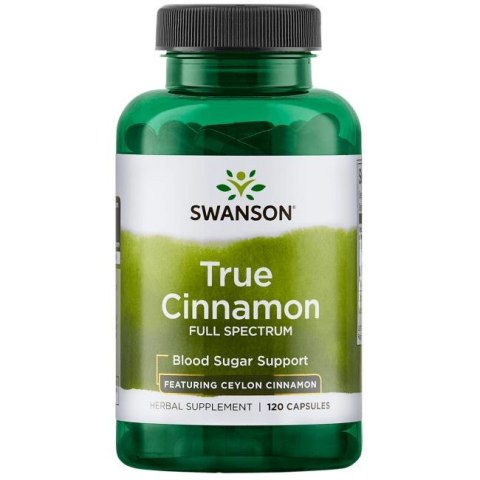 SWANSON True Cinnamon 300mg, 120kaps. - Cynamon Cejloński SWANSON True Cinnamon 300mg, 120kaps. - Cynamon Cejloński