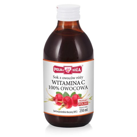 Witamina C 100% owocowa 250ml POLSKA RÓŻA Witamina C 100% owocowa 250ml POLSKA RÓŻA