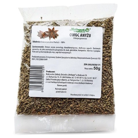 Anyż owoc 50g HERBAPOL KRAKÓW