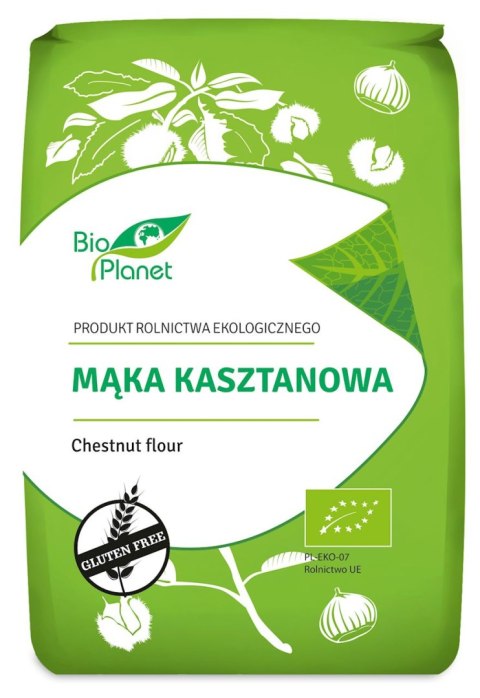 BIO PLANET Mąka kasztanowa bezglutenowa BIO 400g BIO PLANET Mąka kasztanowa bezglutenowa BIO 400g