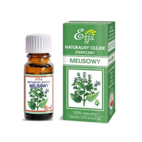 ETJA Olejek eteryczny naturalny - Melisowy 10ml ETJA Olejek eteryczny naturalny - Melisowy 10ml