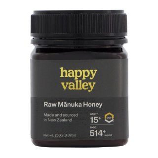 HAPPY VALLEY Miód Manuka UMF 15+ (MG 514+) 250g