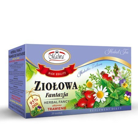 Herbatka ZIOŁOWA FANTAZJA trawienie 20*2g MALWA