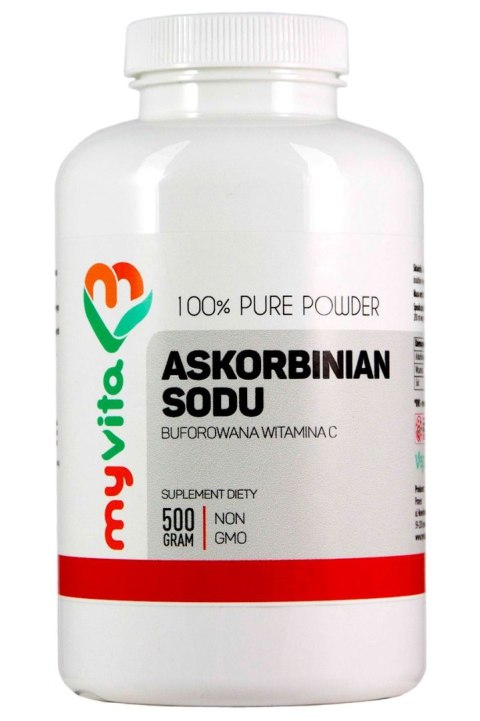 MyVita Askorbinian sodu 500g - Witamina C buforowana MyVita Askorbinian sodu 500g - Witamina C buforowana