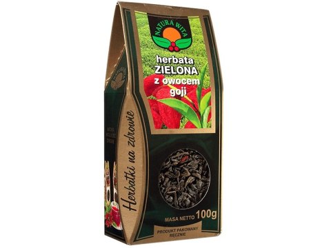 NATURA-WITA Herbata zielona z owocami goji 100g NATURA-WITA Herbata zielona z owocami goji 100g