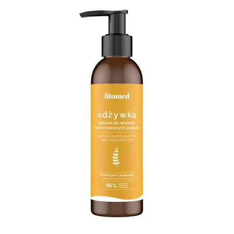 Odżywka ziołowa do włosów koloryzowanych - odcienie jasne 200ml FITOMED Odżywka ziołowa do włosów koloryzowanych - odcienie jasne 200ml FITOMED