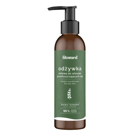 Odżywka ziołowa do włosów przetłuszczających się 200ml FITOMED Odżywka ziołowa do włosów przetłuszczających się 200ml FITOMED