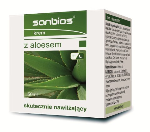 SANBIOS Krem z aloesem 50ml SANBIOS Krem z aloesem 50ml