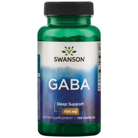 SWANSON GABA - Sleep Support 500mg, 100kaps. SWANSON GABA - Sleep Support 500mg, 100kaps.