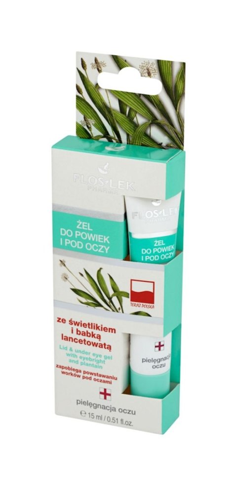 Świetlik z babką lancetowatą tuba 15ml FLOSLEK Świetlik z babką lancetowatą tuba 15ml FLOSLEK