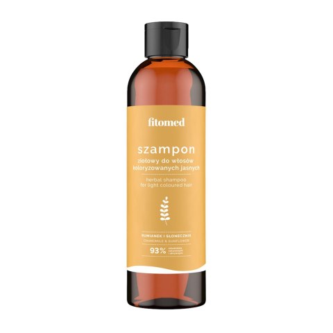 Szampon ziołowy do włosów koloryzowanych - jasnych 250ml FITOMED Szampon ziołowy do włosów koloryzowanych - jasnych 250ml FITOMED