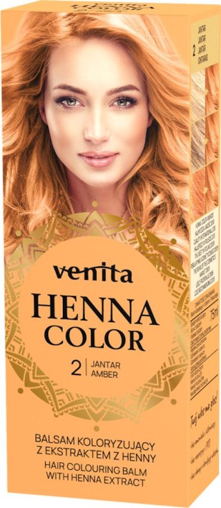 VENITA henna tuba nr 2 jantar 75ml - balsam koloryzujący