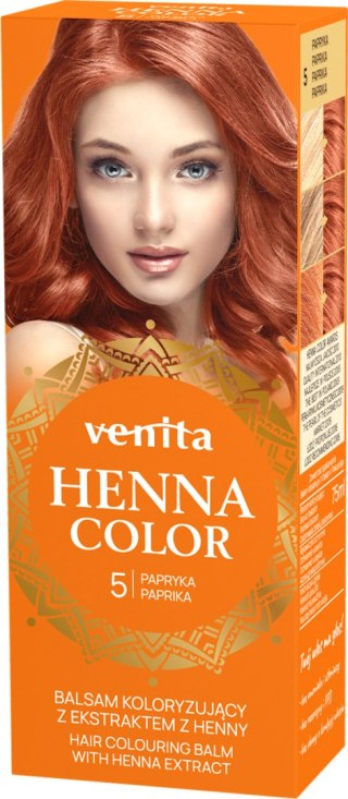 VENITA henna tuba nr 5 papryka 75ml - balsam koloryzujący