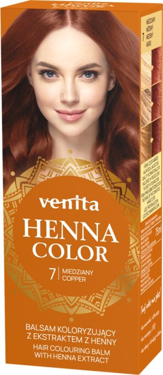 VENITA henna tuba nr 7 miedziany 75ml - balsam koloryzujący