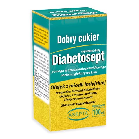 ASEPTA Diabetosept - dobry cukier 100ml ASEPTA Diabetosept - dobry cukier 100ml